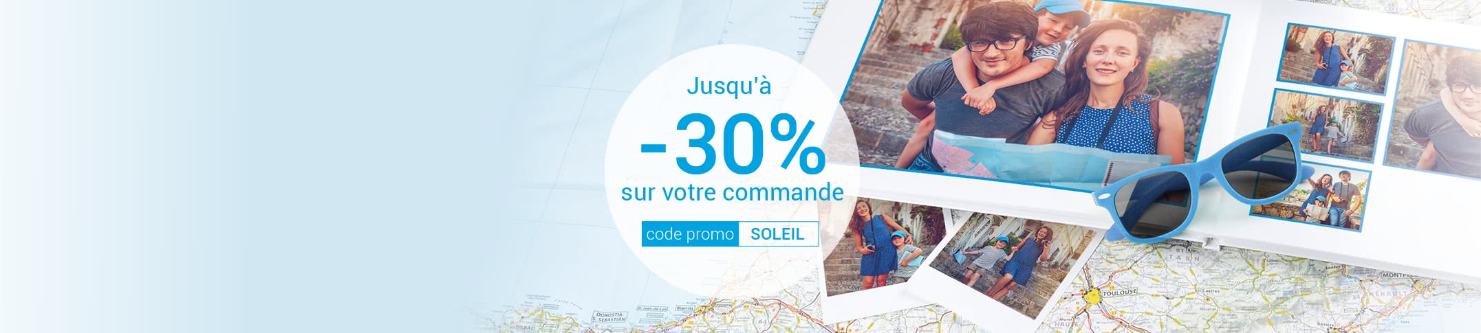 Jusqu'à -30% sur votre commande Jusqu'à -30% sur votre commande